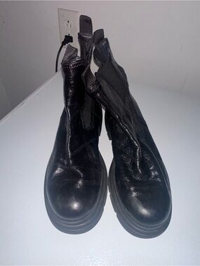 Paul green Classic Black Chelsea Boots for Women